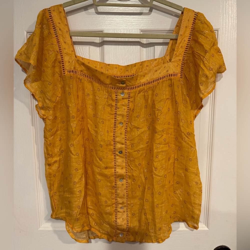 Dolan Square neck BoHo Blouse